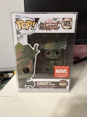 Funko Pop !  Groot as Venom #1415 Marvel Collector Corps Excl. w/protector