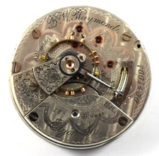 Vintage Elgin Grade 183 B.W Raymond 18s 17J Hunting Pocket Watch Movement lot.x