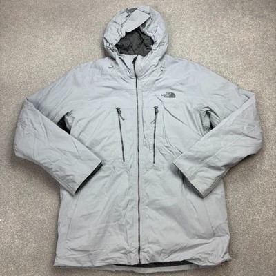 North Face Jacke Erwachsene Medium Grau Dryvent 3-in-1 Thermo Kapuze Mantel Herren*