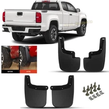 OEM Splash Guards Mud Flaps FOR 2015-2022 Chevy Chevrolet Colorado No Flares