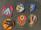 Vintage Original 6 Military WWII WW2 US Army Patches