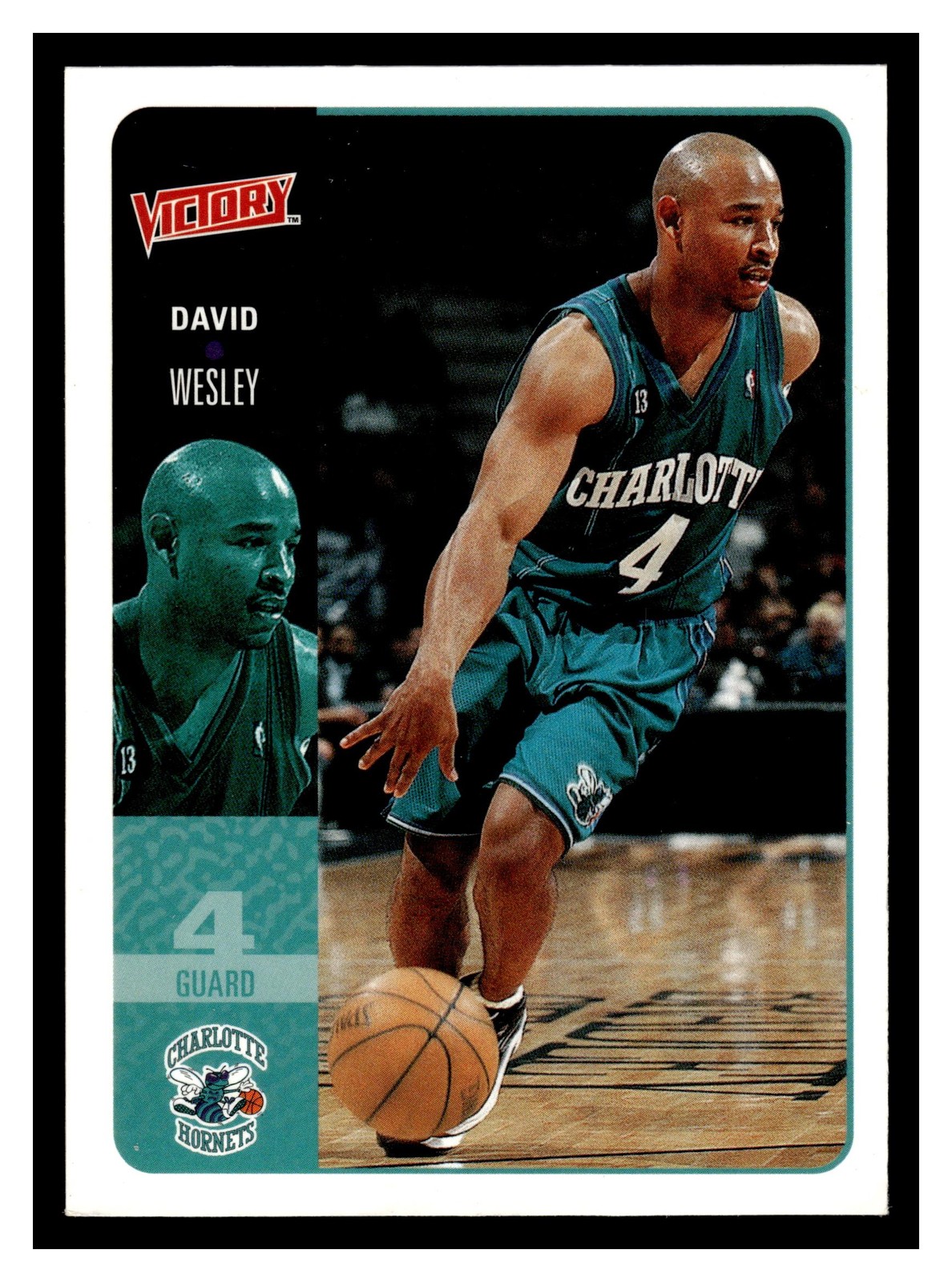 2000-01 Upper Deck Victory David Wesley #22 Charlotte Hornets