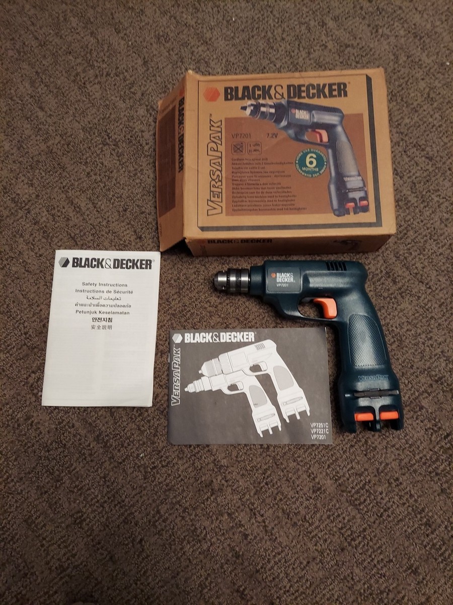 Black & Decker Versapak VP7201 Green Portable 7.2 Volts Cordless