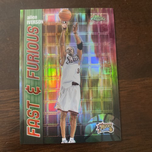Allen Iverson [Refractor] #FF02 2001 Topps Chrome Fast & Furious card