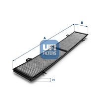 UFI Innenraumfilter 54.154.00 Aktivkohlefilter FüR BMW Alpina E90 X1 3Er Touring