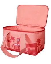 TRADER JOE'S Mini Insulated Bag Peach Tote New - Fast Shipping