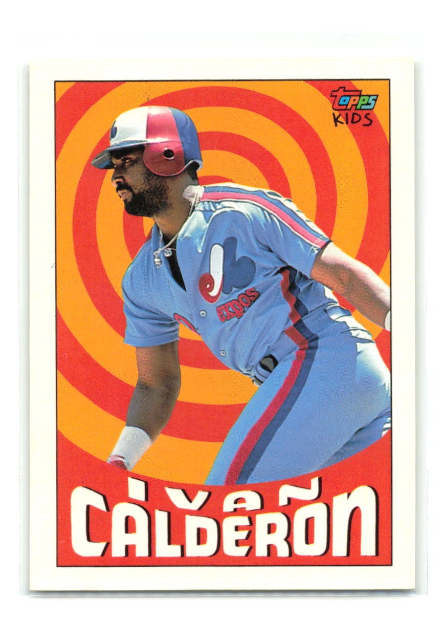 Ivan Calderon - 1992 Topps Kids #7 - Montreal Expos