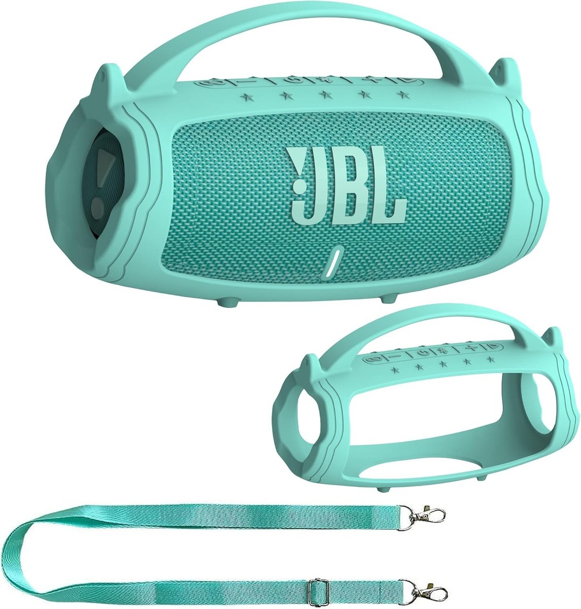 Silicone Cover Case for JBL Charge 5 Portable Bluetooth Speaker