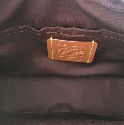 Coach CZ186 Signature Jamie Camera Bag Crossbody Walnut Black
