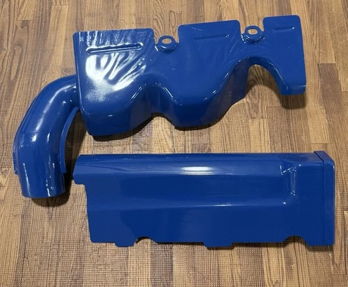 1970 Boss 302 Mustang Exhaust Manifold Heatshield Cougar 2-Piece Heat Shield