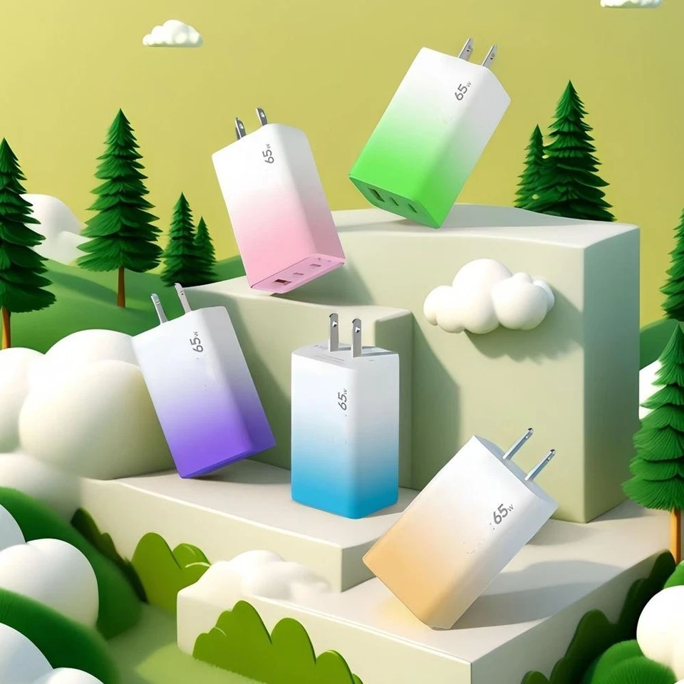 65W Charger Fast Charging Type-C GaN Phone Charger USB-C QC 3.0 Phone Charger N7 - Image 4 of 4