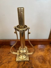 19th century brass candlestick holder