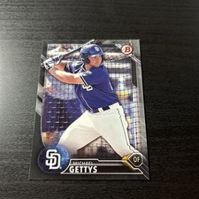 2016 Michael Gettys Bowman Silver Border BASEBALL SN #/499 #BD-185 Padres