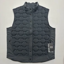 UA Under Armour Sportstyle Insulated Vest Mens Large 800 Goose Down NEW $250