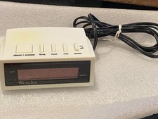 Westclox 4.25" X 3" Digital Alarm Clock Model 66703 *Pre-Owned/Tested Video* k