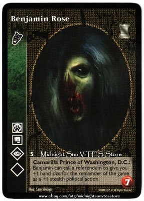 Benjamin Rose Nosferatu Keepers of Tradition V:TES VTES Vampire CCG