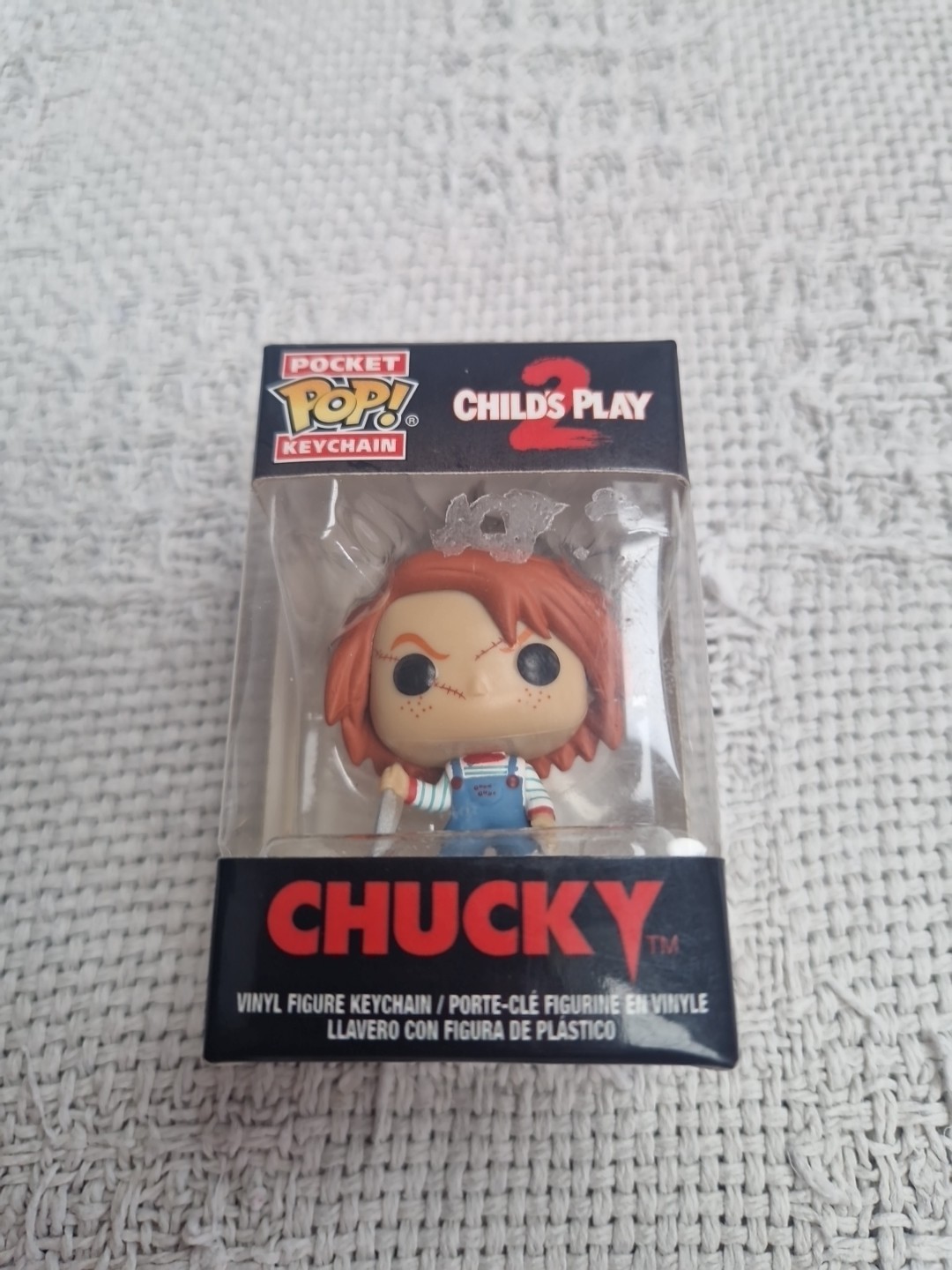 Funko POP! Chucky The Killer Doll Horror POP Pocket Keyring 1.5"" New Boxed