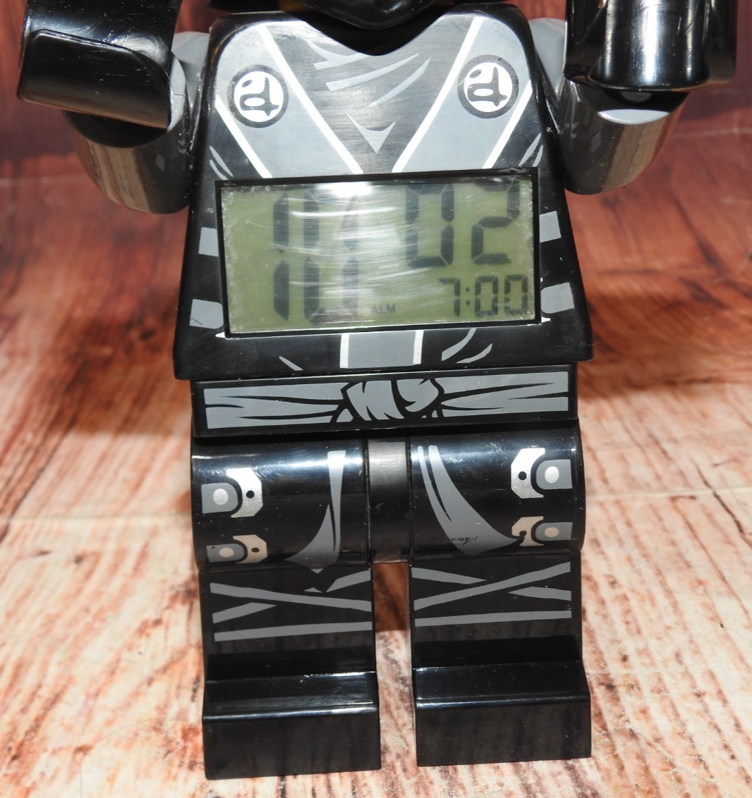 2013 Lego Ninjago Ninja Cole Black Alarm Clock 9