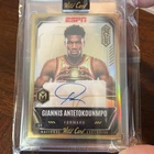 Giannis Antetokounmpo True 1/1 Autograph Wild Card National Excl ESPN Miami