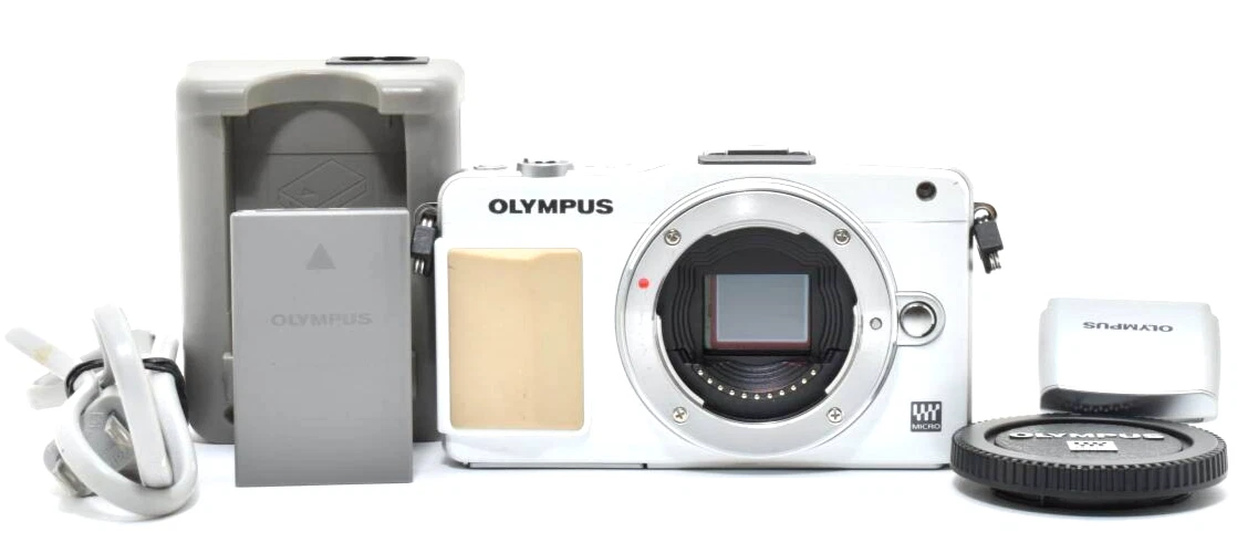 OLYMPUS E−PM2 E-PM2 ダブルズームキット WHITE Olympus PEN mini E-PM2 compact digital camera body *white