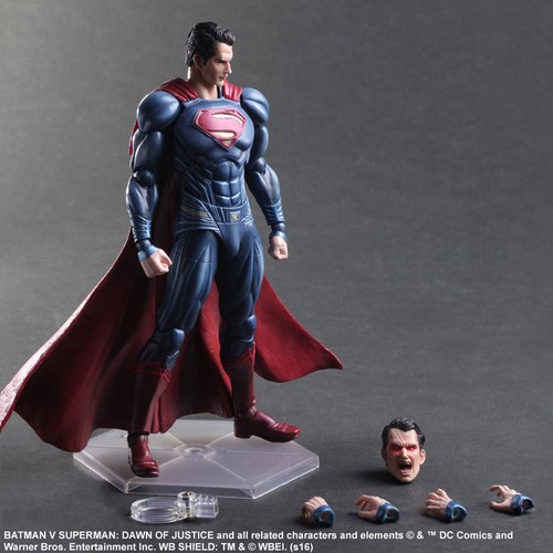 Captain America Batman Superman 27cm Statue Model Joint Mobility W/Head Hand*2 - Picture 12 of 12