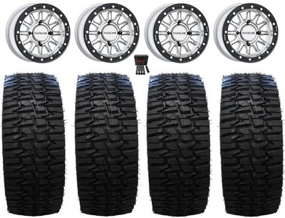 Raceline Alpha Hyper 15'' Wheels Si 33'' Desert Race Tires Pioneer 1000 / Talon