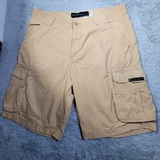 Rocawear Cargo Shorts Tan Beige Khaki Y2K Size 36 Measured Size 38