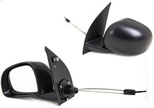 Fits Fiat Panda 2010-2012 Door Wing Mirror Manual Black Passenger Side