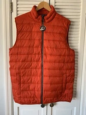 SWISS TECH Men's Performance Gear Puffer Vest - Orange - Size M (38-40)