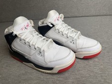 Nike Boys Air Jordan Flight Origin 599606-100 White Basketball Shoes Sneakers 7Y
