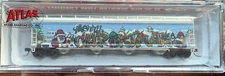 NEW ATLAS N SCALE CHRISTMAS 5800 COVERED HOPPER #2021 OOP MINT DOWX GRAFFITI ACF
