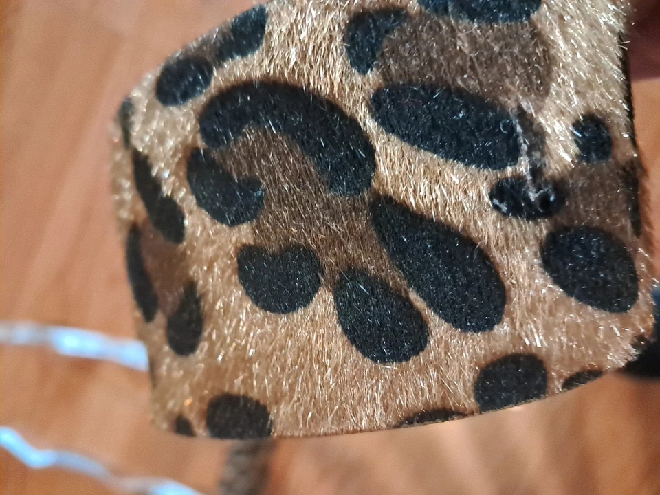 Cinturón mujer imitación diseño leopardo talla 2x (42-48 pulgadas) y 2,5 pulgadas de ancho Foto 4 de 4