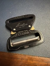 COBRA AustriAlpin 1.75" 45mm Buckle Black Pro Style XL Clips