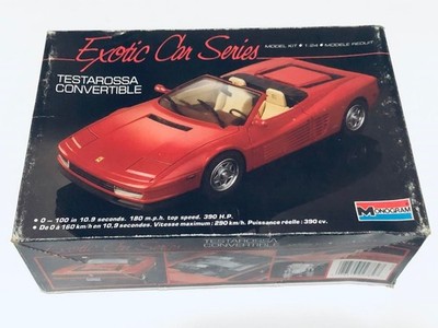 Rare 1/24 Monogram Ferrari Testarossa Convertible (Unassembled)