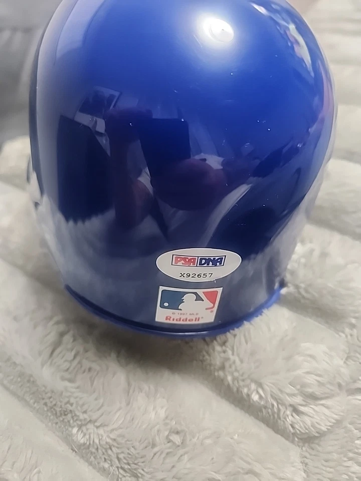 Maury Wills Autograph Mini Helmet Los Angeles Dodgers PSA/DNA - Image 3 of 4