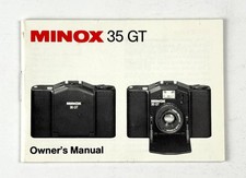 Minox 35 GT Camera INSTRUCTION MANUAL USERS GUIDE / OPERATING