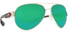 Pilot Green Costa Del Mar Unisex Sunglasses