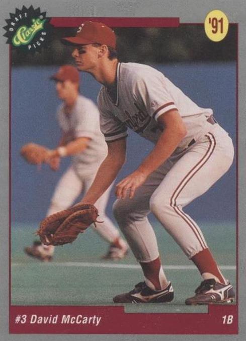 1991 Classic Draft Picks - Dave Mccarty #3 - 1 of 1
