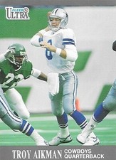 1991 Fleer Ultra Troy Aikman NFL Football Card