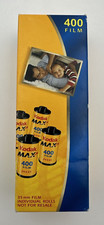 New Sealed Kodak MAX Versatility 400 Film 35mm Pack of 4 - 192 Total Exposures