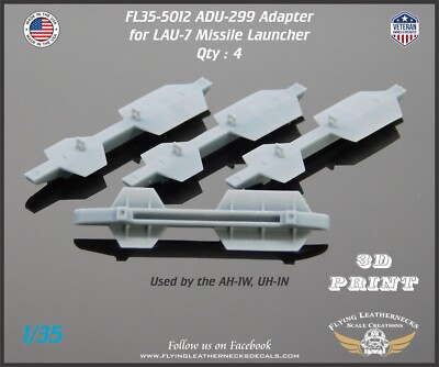 1/35 Flying Leathernecks FL35-5012 ADU-299 Adapter for LAU-7 AH-1W AH-1Z