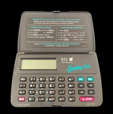 SPELLING CALC Handheld Seiko Electronic Device Dictionary 1983 SC1110