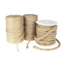 Burlap Jute Twine Cord Rope, 2mm, 100-yard, Natural