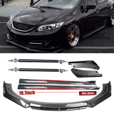 For 9th Honda Civic Front Rear Bumper Lip78.7side Skirt Extension Body Kits