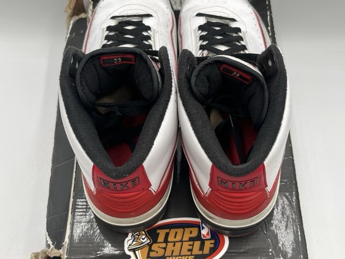 Air Jordan 2 Retro QF 2010 Varsity Red Size 10.5 Authentic Used OG Vintage - Picture 6 of 11