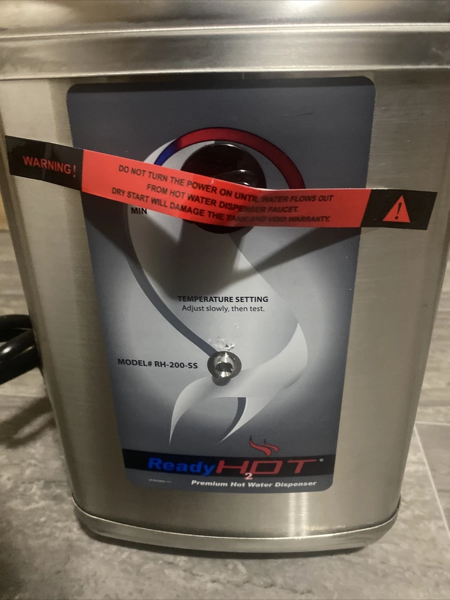 Ready Hot 40-RH-200-SS Instant Hot Water Dispenser System,2.5 Quarts Manual  Dial | eBay