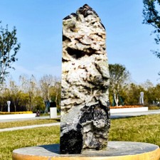 7.4LB Natural sphalerite crystal cave obelisk quartz crystal energy column