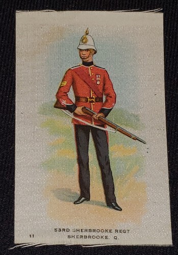 VINTAGE - CANADIAN SOLDIERS TOBACCO /CIGARETTE SILKS (5) #2, #11, #17, #22, #50 - Picture 4 of 11