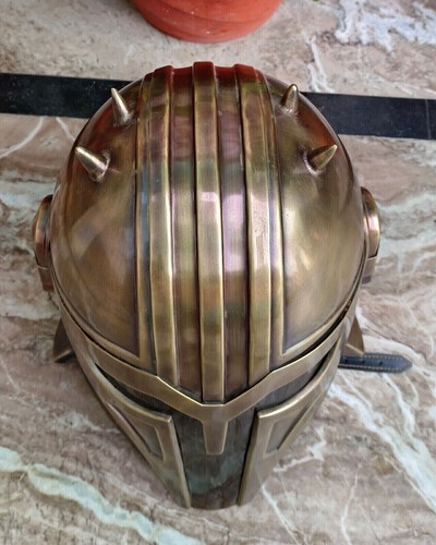 The Armor Mandalorian Blacksmith Helmet Boba Fett Star Wars Decor Helmet Best Gi - Picture 5 of 7
