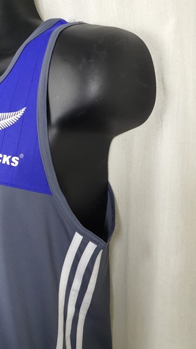 Adidas New Zealand 16/17 Performance Singlet Onix/Night Flash/White CR055 CC 14 - Picture 4 of 11